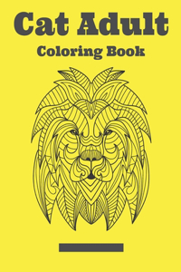Cat Adult Coloring Book