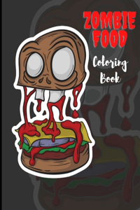 Zombie Food Coloring Book