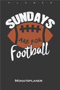 Sundays are for Football Monatsplaner