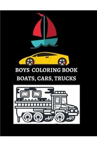Boys Coloring Book