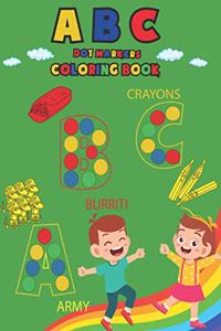 ABC Dot Markers Coloring Book