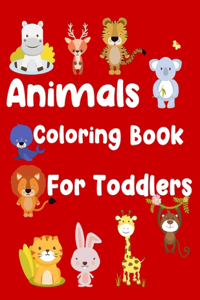 Animals Coloring Book For Toddlers