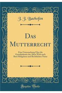 Das Mutterrecht