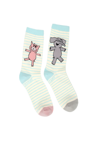 Elephant & Piggie Socks - Large