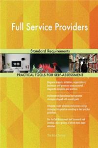 Full Service Providers Standard Requirements