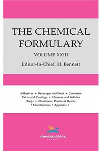 Chemical Formulary, Volume 23