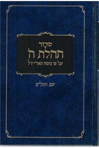 Siddur Large, Clear Tehilim 6 X 9 Blue