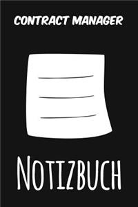 Contract Manager Notizbuch