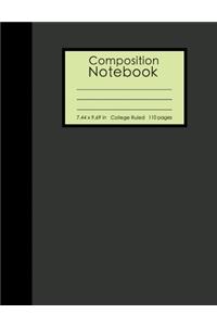 Composition Notebook