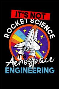 It's Not Rocket Science It's Aerospace Engineering