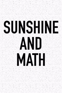 Sunshine and Math
