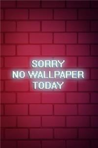 Sorry No Wallpaper Today