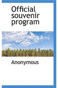 Official Souvenir Program