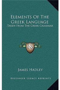 Elements of the Greek Language