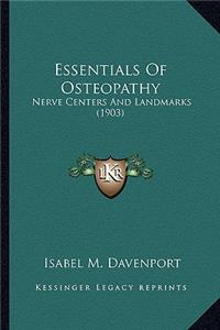 Essentials of Osteopathy