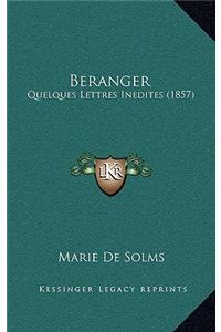 Beranger