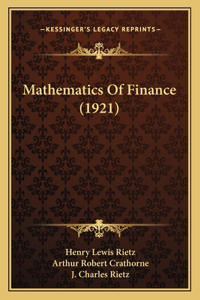 Mathematics of Finance (1921)