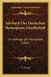 Jahrbuch Der Deutschen Shakespeare-Gesellschaft