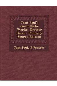 Jean Paul's Sammtliche Werke, Dritter Band