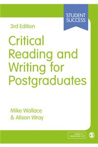 Critical Reading and Writing for Postgraduates