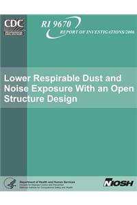 Lower Respirable Dust and Noise Exposure with an Open Structure Design