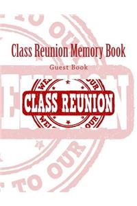 Class Reunion Memory Book