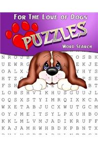 For The Love Of Dogs Word Search Puzzles