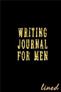 Writing Journal For Men Lined