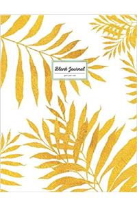 Gold Palm Leaf (Empty Journals)