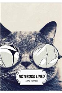 Hip Cat Notebook: Notebook / Journal / Diary; Lined Pages