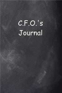 C.F.O.'s Journal Chalkboard Design