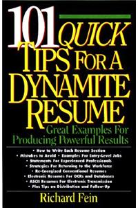 101 Quick Tips for a Dynamite Resume