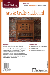 Fine Woodworking's Arts & Crafts Sideboard Plan