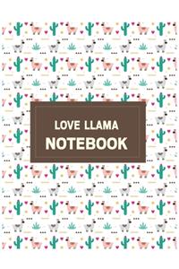 Love Llama notebook