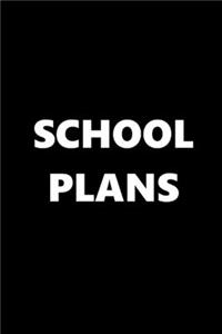 2020 Daily Planner School Plans Black White 388 Pages