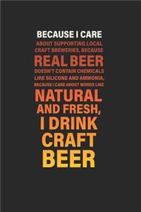 Craft Beer Notebook - Beer Lover Journal Planner