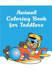 Animal Coloring Book For Toddlers