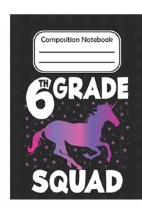 6th grade Squad - Composition Notebook
