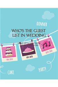 Who's The Guest List In Wedding