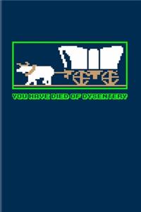 You Have Died of Dysentery: Funny Gaming Quotes 2020 Planner - Weekly & Monthly Pocket Calendar - 6x9 Softcover Organizer - For Esport & Online Fans