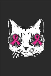 Cat With Pink Ribbon Sunglasses
