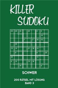 Killer Sudoku Schwer 200 Rätsel Mit Lösung Band3