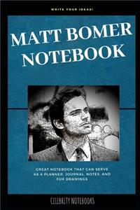 Matt Bomer Notebook