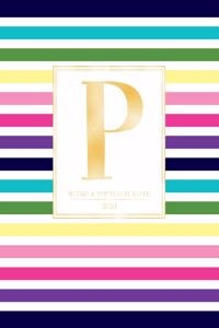 Weekly & Monthly Planner 2020 P