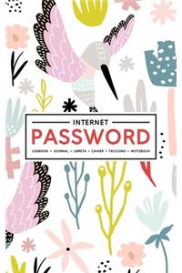 Internet Password Logbook - Journal - Libreta - Cahier - Taccuino - Notizbuch