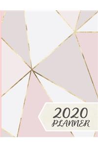 2020 Planner: January 1, 2020 - December 31, 2020, 379 Pages, Soft Matte Cover, 8.5 x 11