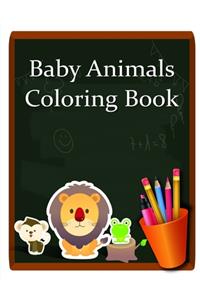 Baby Animals Coloring Book