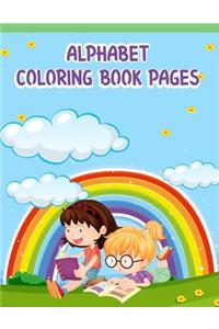 Alphabet Coloring Book Pages