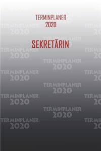 Terminplaner 2020 Sekretärin