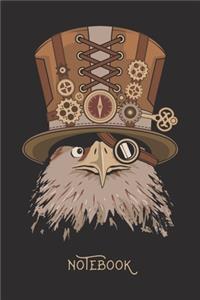 Steampunk Notebook - Vintage Eagle